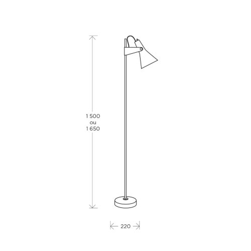 Lampadaire B4 schéma René-Jean Caillette