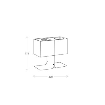 Lampe à poser F170 - schéma Étienne Fermigier