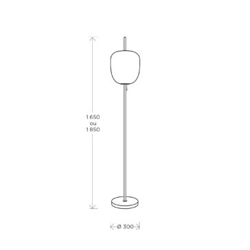 Lampadaire J14 - schéma Joseph-André Motte