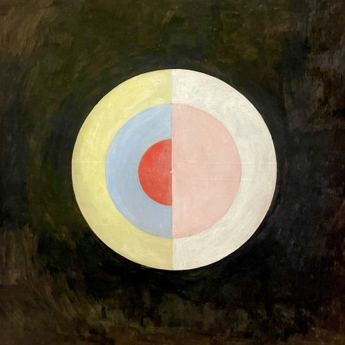 Tableau de Hilma af Klint qui a inspiré à Pauline David la lampe Hilma, Disderot signature